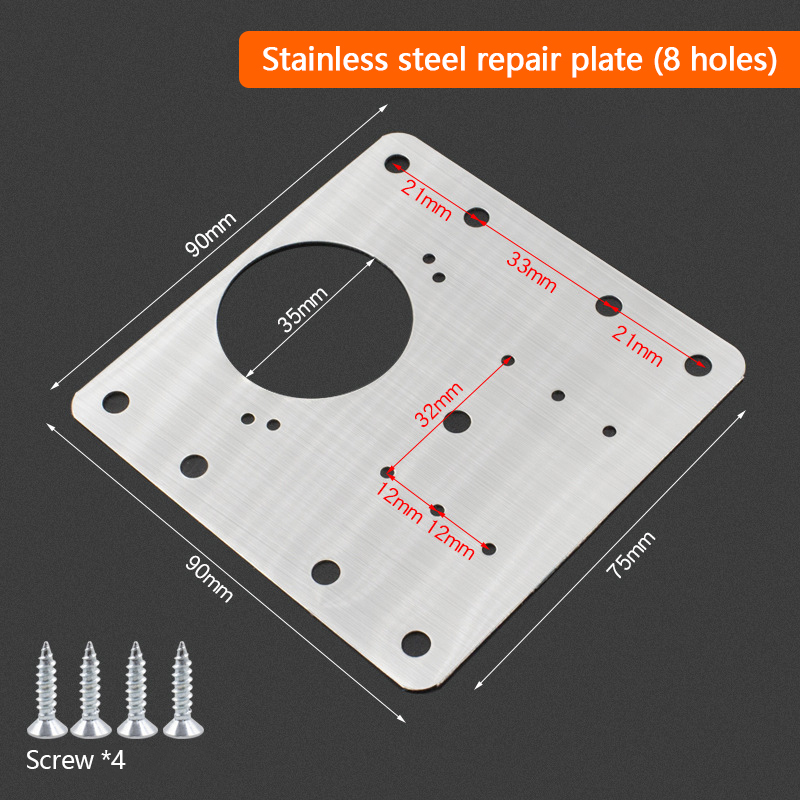 【HM】SG STOCK Soft Closing Stainless Steel Cabinet Door Hinges Plate ...