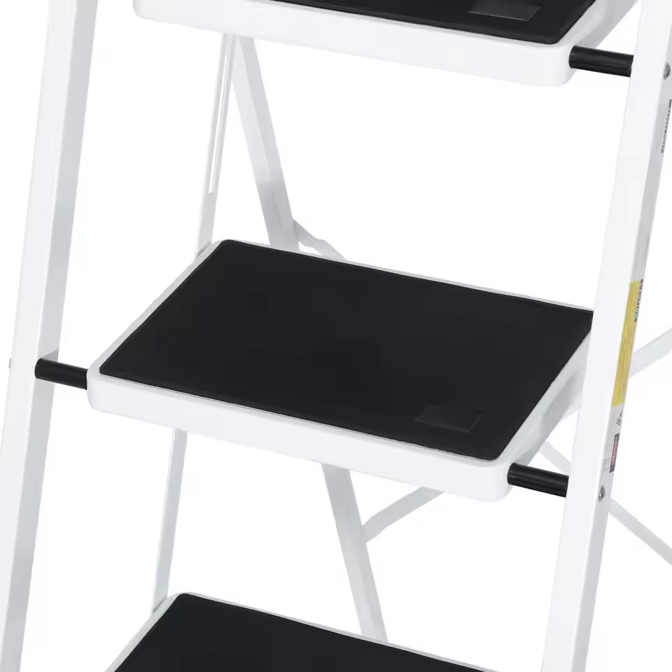 TURTLE Low handrail household folding ladder Step Ladder 3 Step Folding ...
