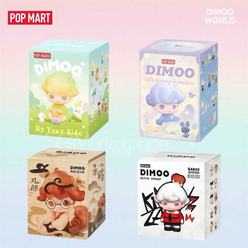 【BNIB | OFFICIAL】POP MART x Dimoo World Series Blind Box | With QR Code ...