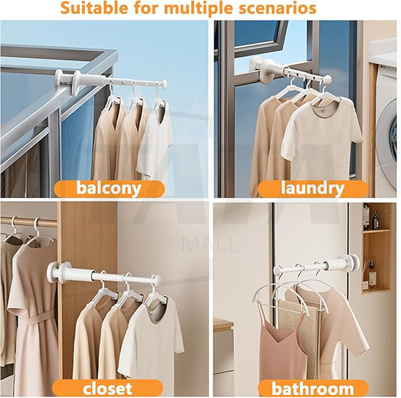 【SG STOCK】Travel Drying Rack Portable Indoor Folding Hanger No Punching ...