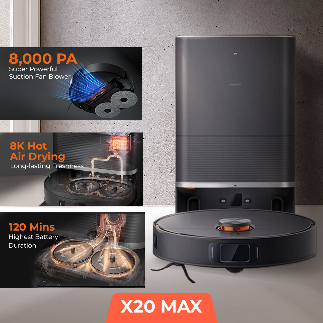 [READY STOCK] Xiaomi Robot Smart Vacuum X20+ /X20 Pro / X20 Max LDS ...