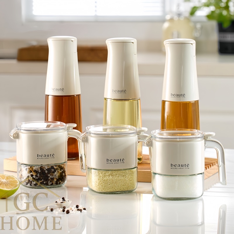 Spice Container Air Tight 400ML Press Type Seasoning Container ...