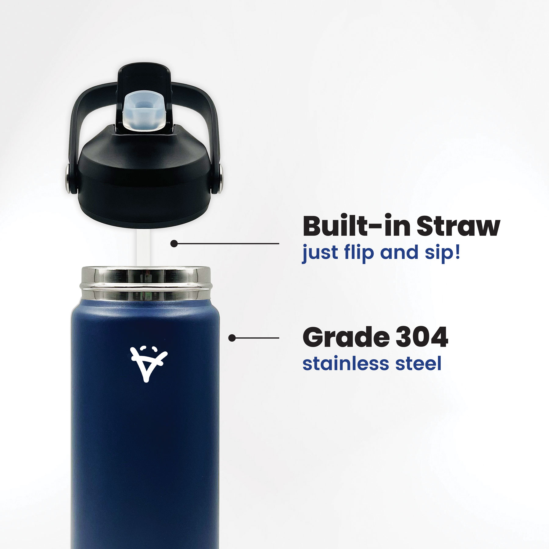 Beakamo Toucan Thermal Insulated Water Bottle/Flask 32Oz (950ml