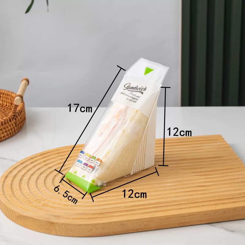💯SG Ready Stock 100pcs BOPP Sandwich Packaging Bag Package Plastic Wrap ...