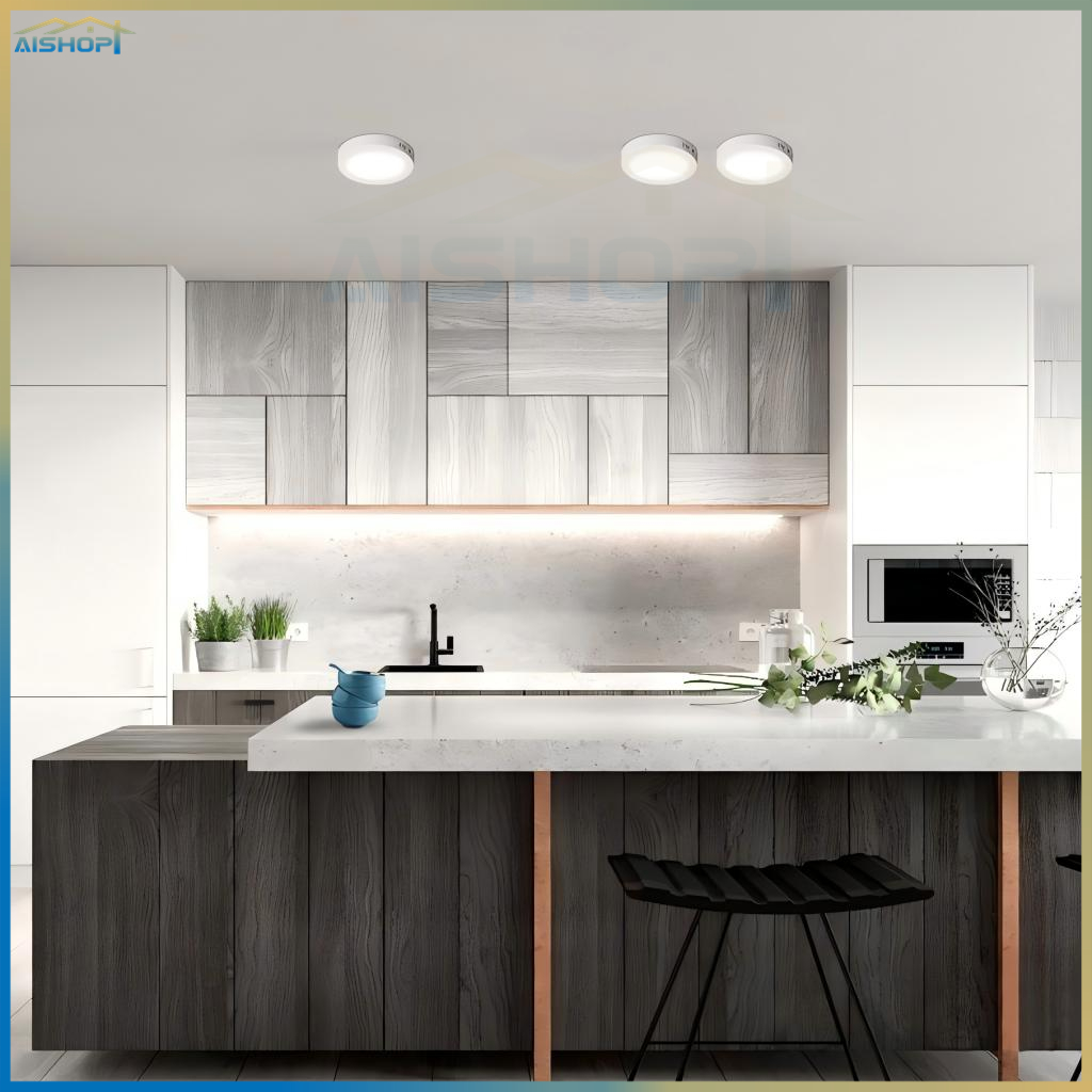 [SG Seller]LED Panel Light Ultra-Thin Round Surface Mount Downlight ...