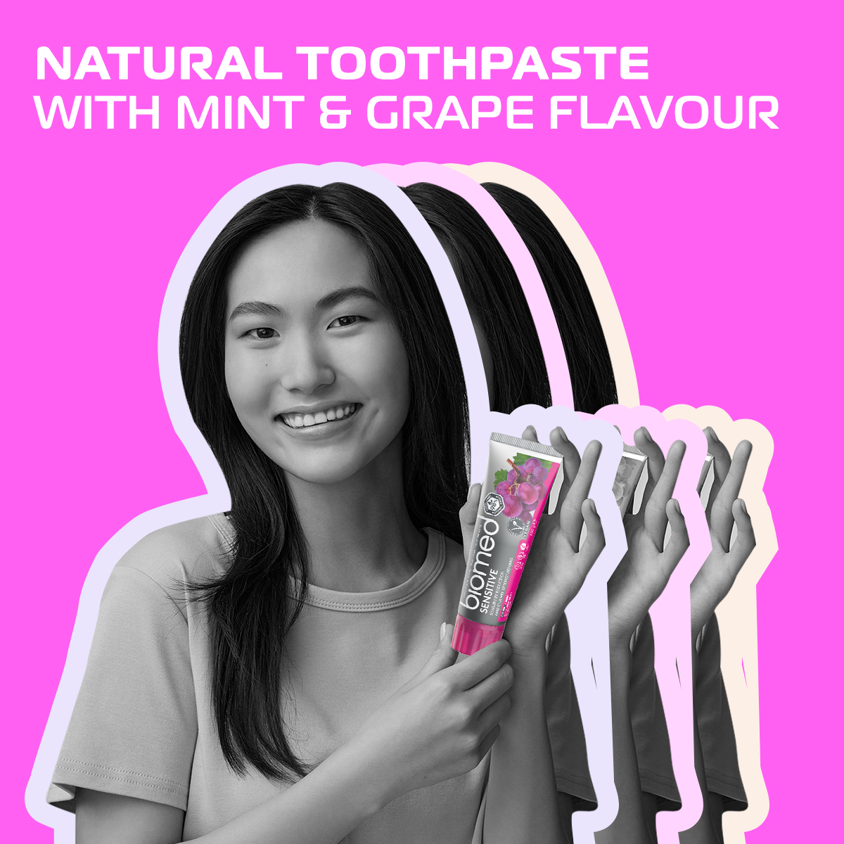 BIOMED Natural Toothpaste SENSITIVE For Sensitivity Reduction & Enamel ...