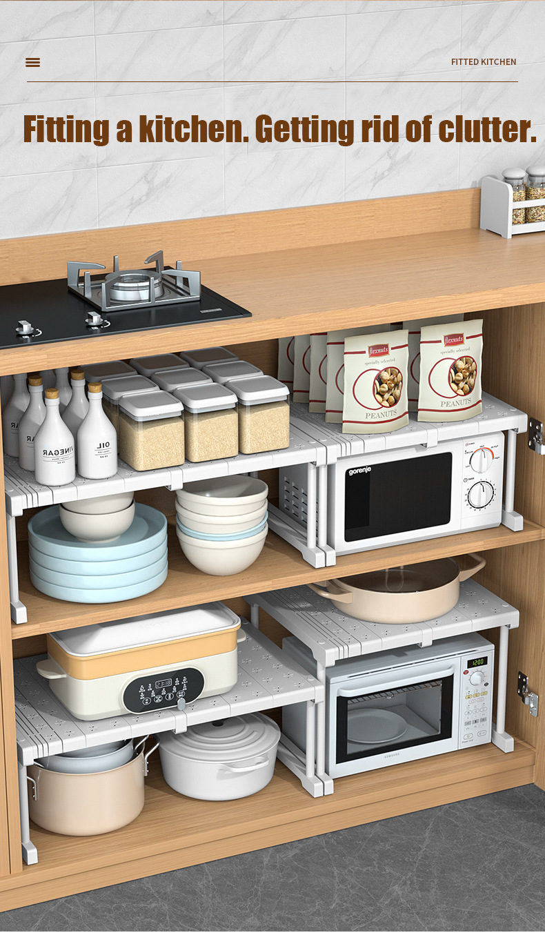 Wardrobe Layered divider Partition Cabinet Compartment Retractable ...