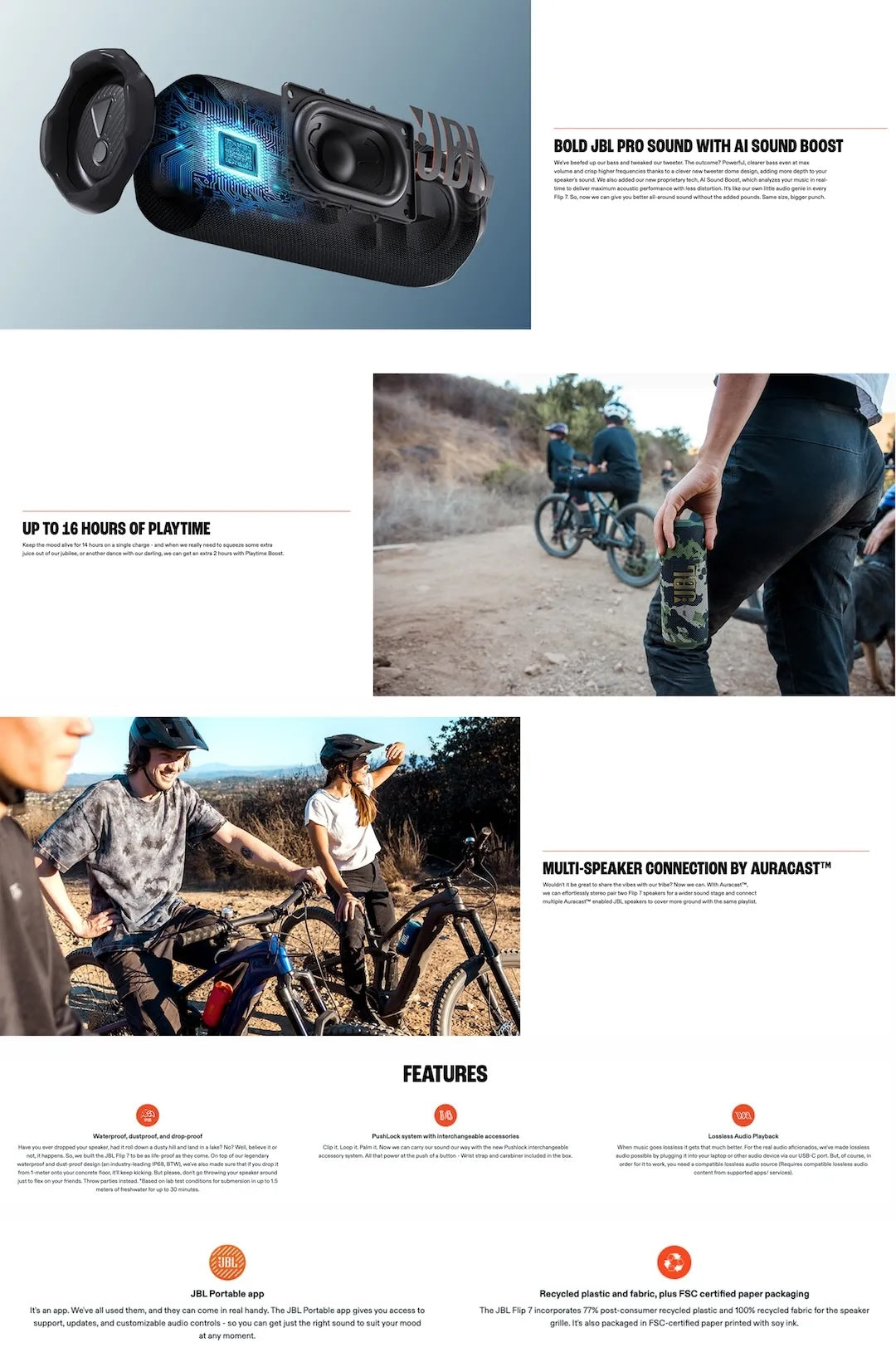 JBL Flip 7 Portable Bluetooth Speaker | Shopee Singapore