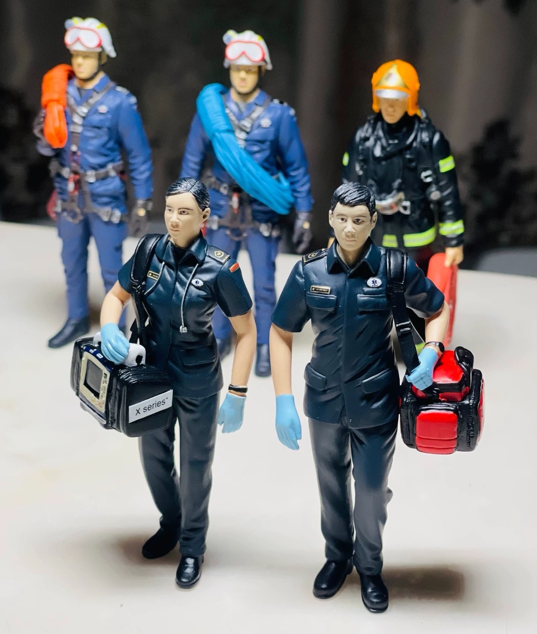 Masterpiece Collectibles SCDF Collectible Figurine (1:18) [Whole Set ...