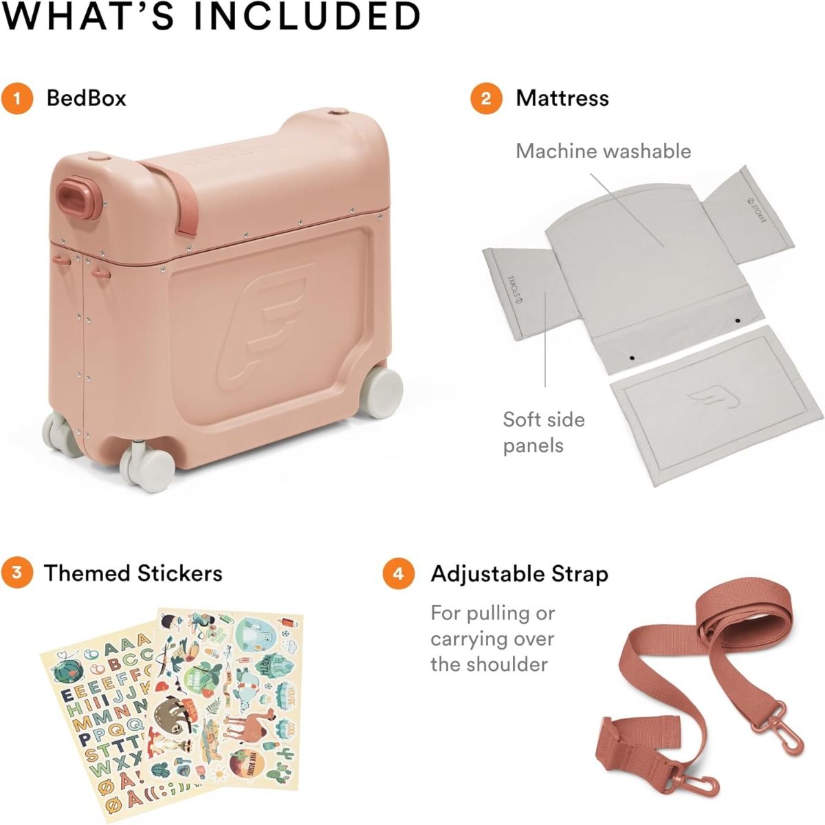 [Version 3/4] JetKids by Stokke Bed Box Airplane Ride/Carry/Sleep-On ...