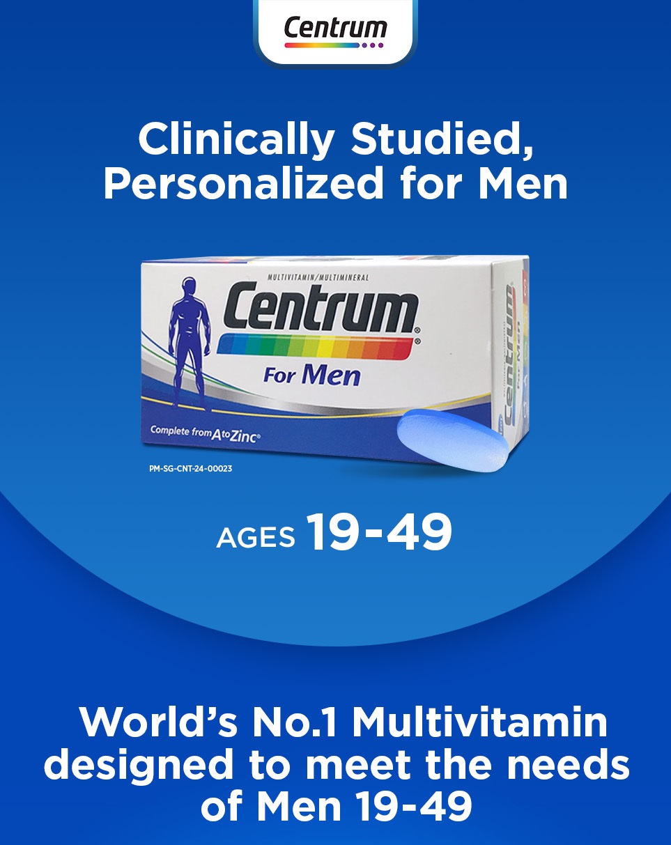 CENTRUM Multivitamin Supplement for Men, Energy, Vitality, Immunity ...