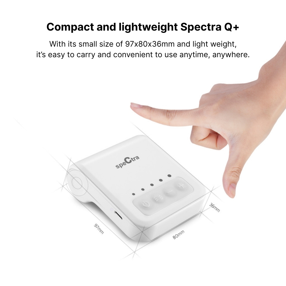 Spectra Q Plus Double Electric Breast Pump Set | Lightweight ...