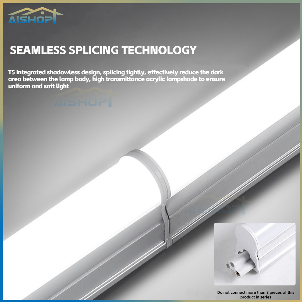 [SG Seller]T8/T5 Fluorescent Tube Supermarket Super Bright LED Split ...