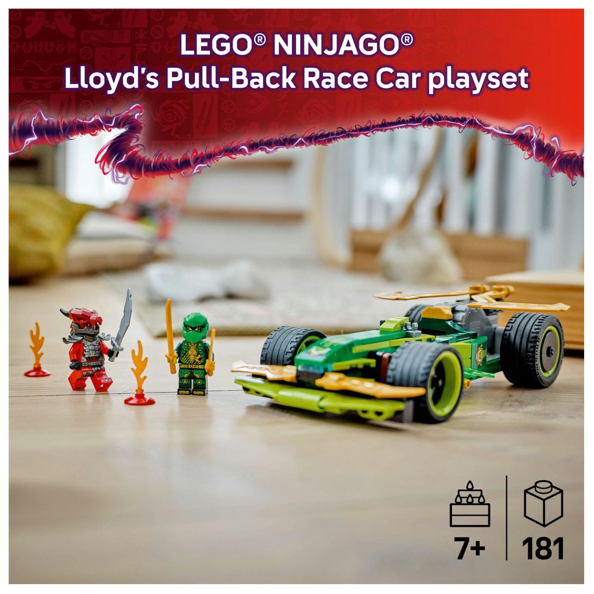LEGO 71828 NINJAGO Lloyd’s Pull Back Race Car | Shopee Singapore