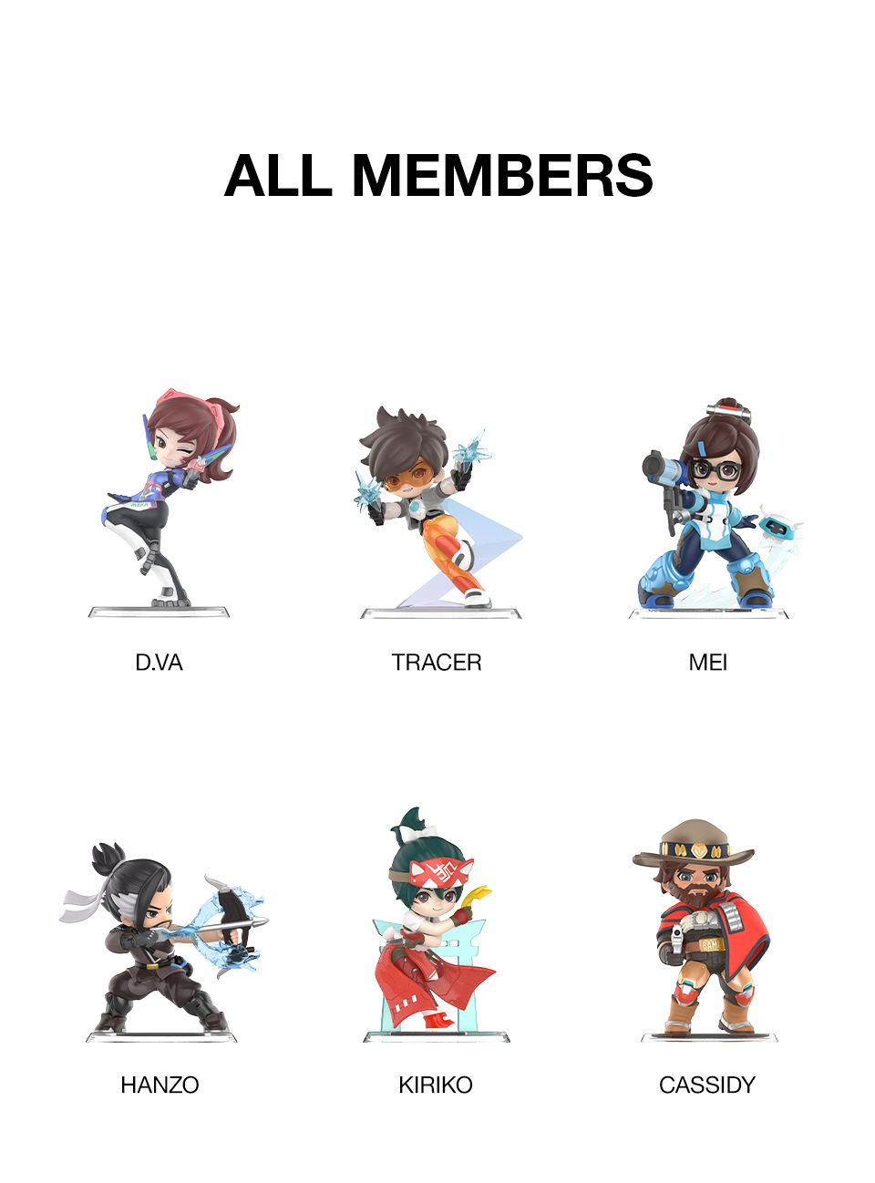 POP MART Overwatch Play of the Game Series Figures Blind Box