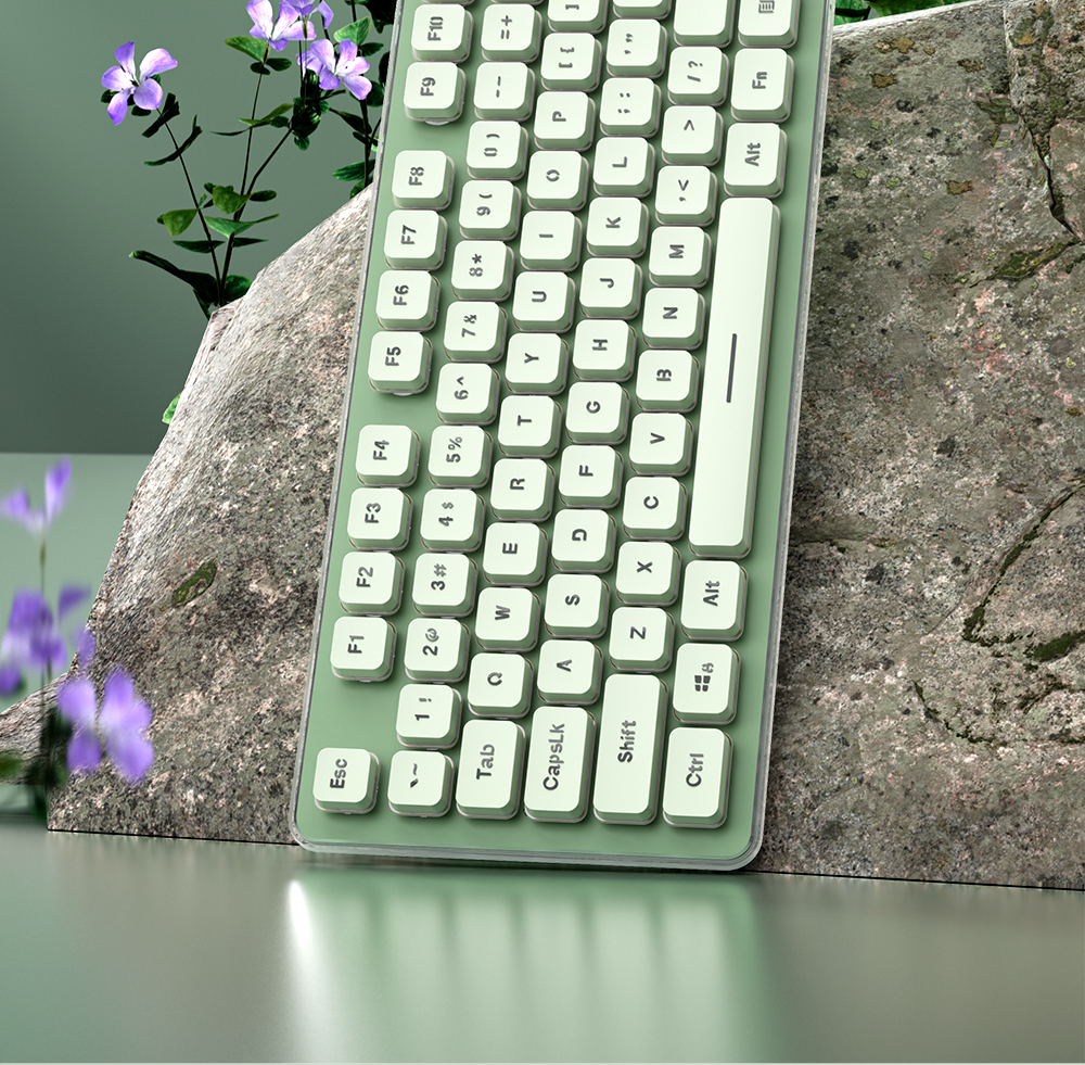 L1 Mechanical-Feel Wireless Keyboard: Backlit Wireless (2.4G) Gaming ...