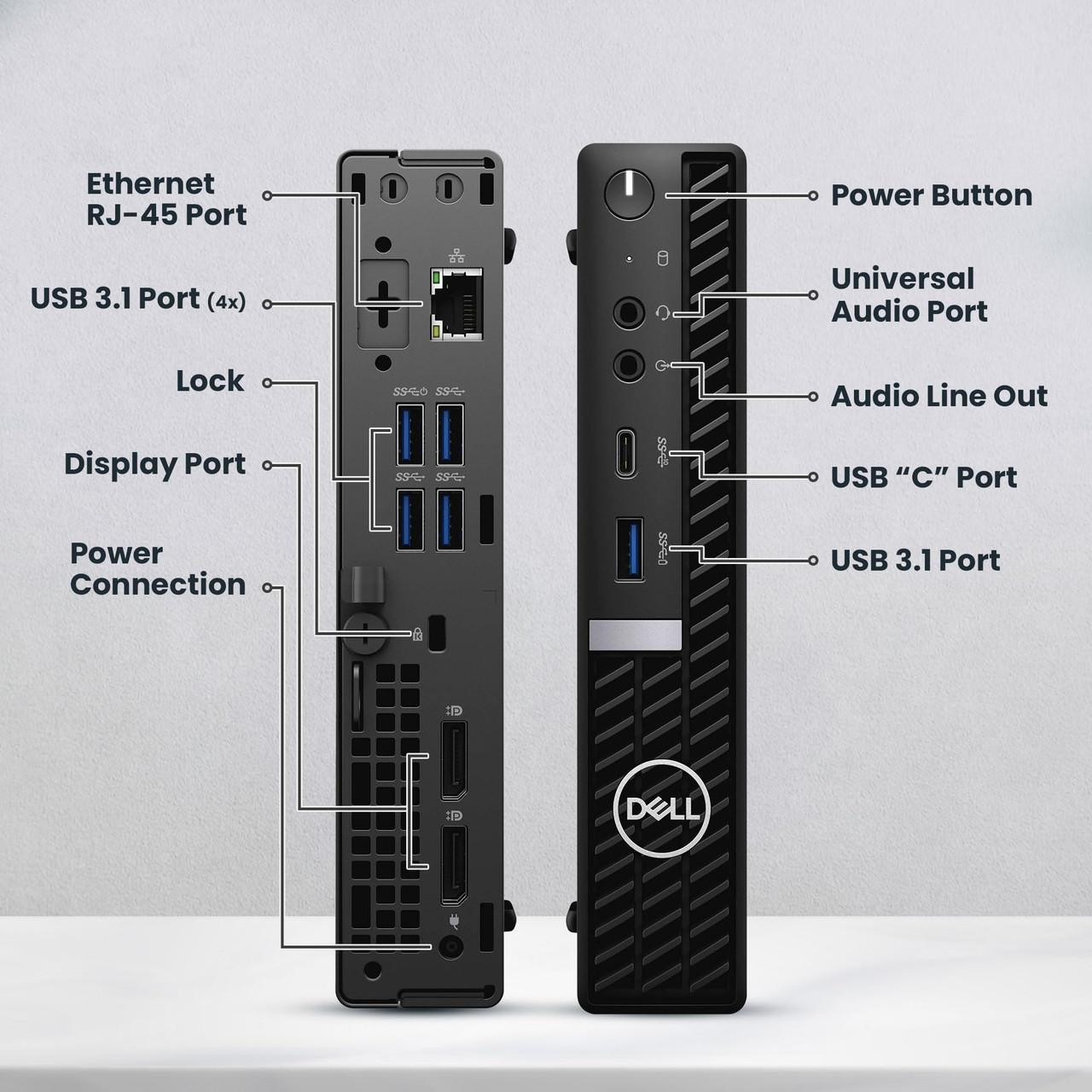 Dell OptiPlex 5080 Mini PC i5-10th Gen Windows 11 Pro MS Office ...