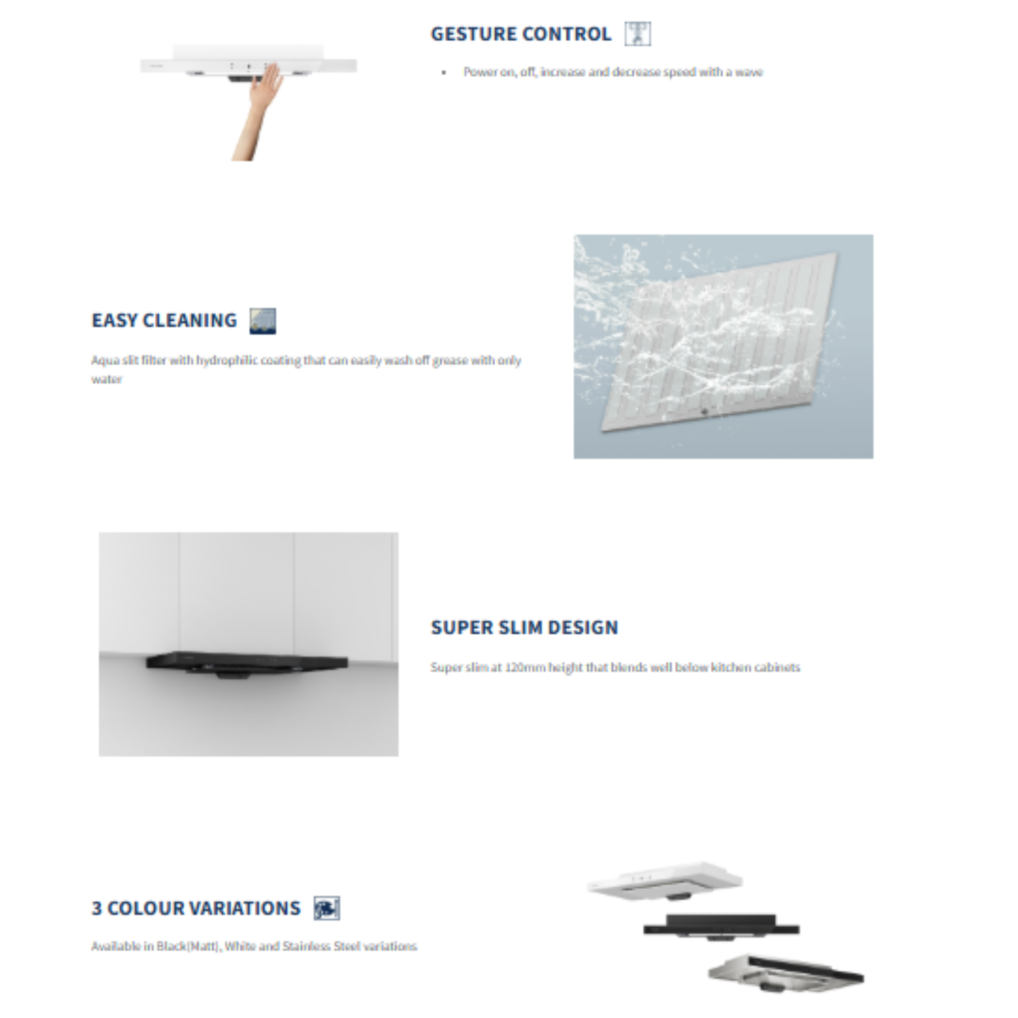 FUJIOH FR-MS2390 R 900MM SUPER SLIMHOOD + FH-GS5035 SVGL BLACK GLASS ...