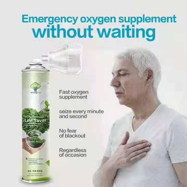 1000ML Portable Oxygen Bottle Household Tank Travel Inhalation Anaemia ...