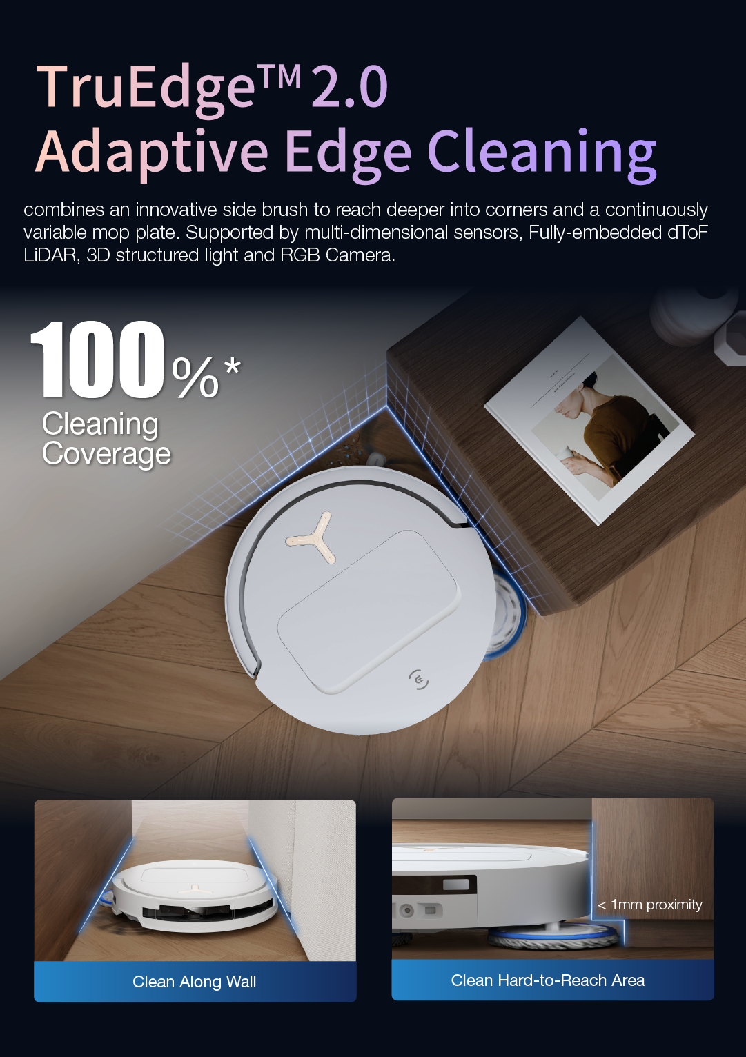 [2026 NEW] ECOVACS DEEBOT T50S Pro Omni Robot Vacuum| 25,000 PA ...