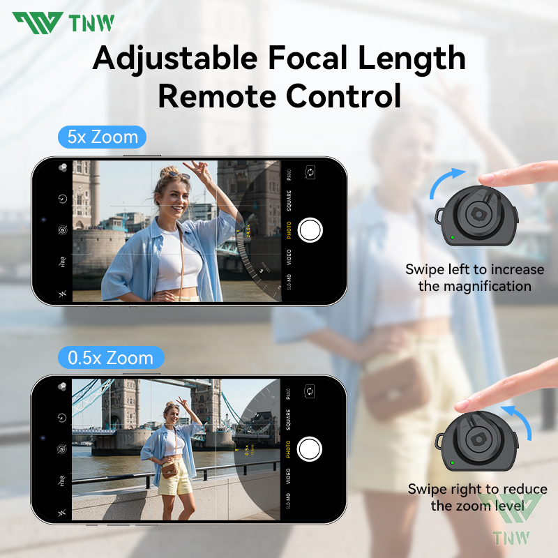 TNW T26Pro Mini 3-in-1 Selfie Stick Anti-Shake Tripod Phone Holder with ...