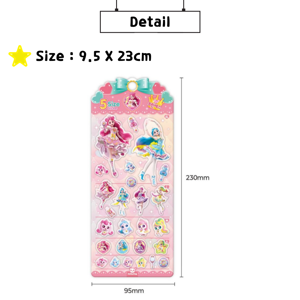 Season 6 Princess Catch Teenieping Sticker Teenieping Reusable Stickers ...