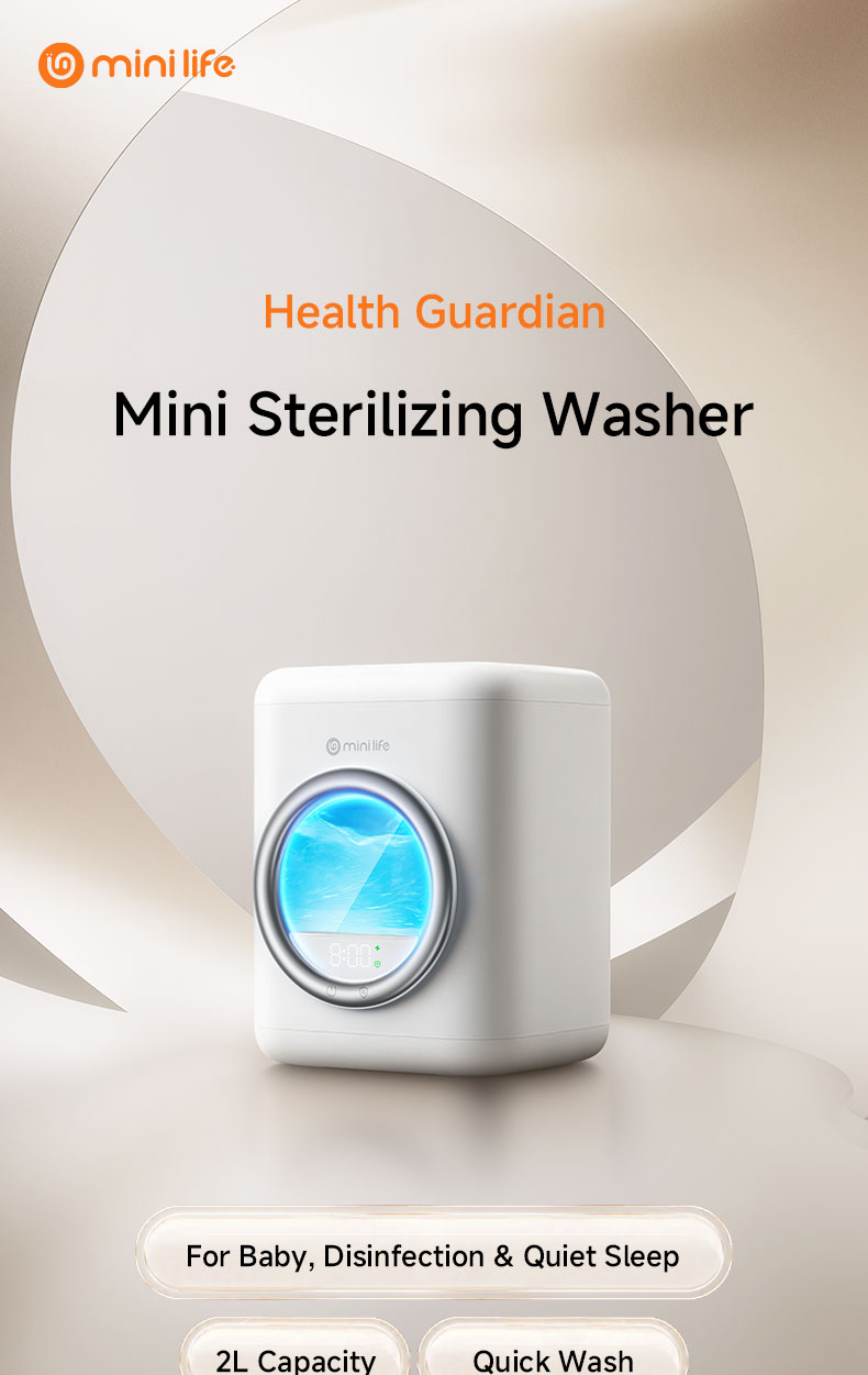【SG STOCK】2L Sterilization >99.9% Mini Washing Machine Rechargeable ...