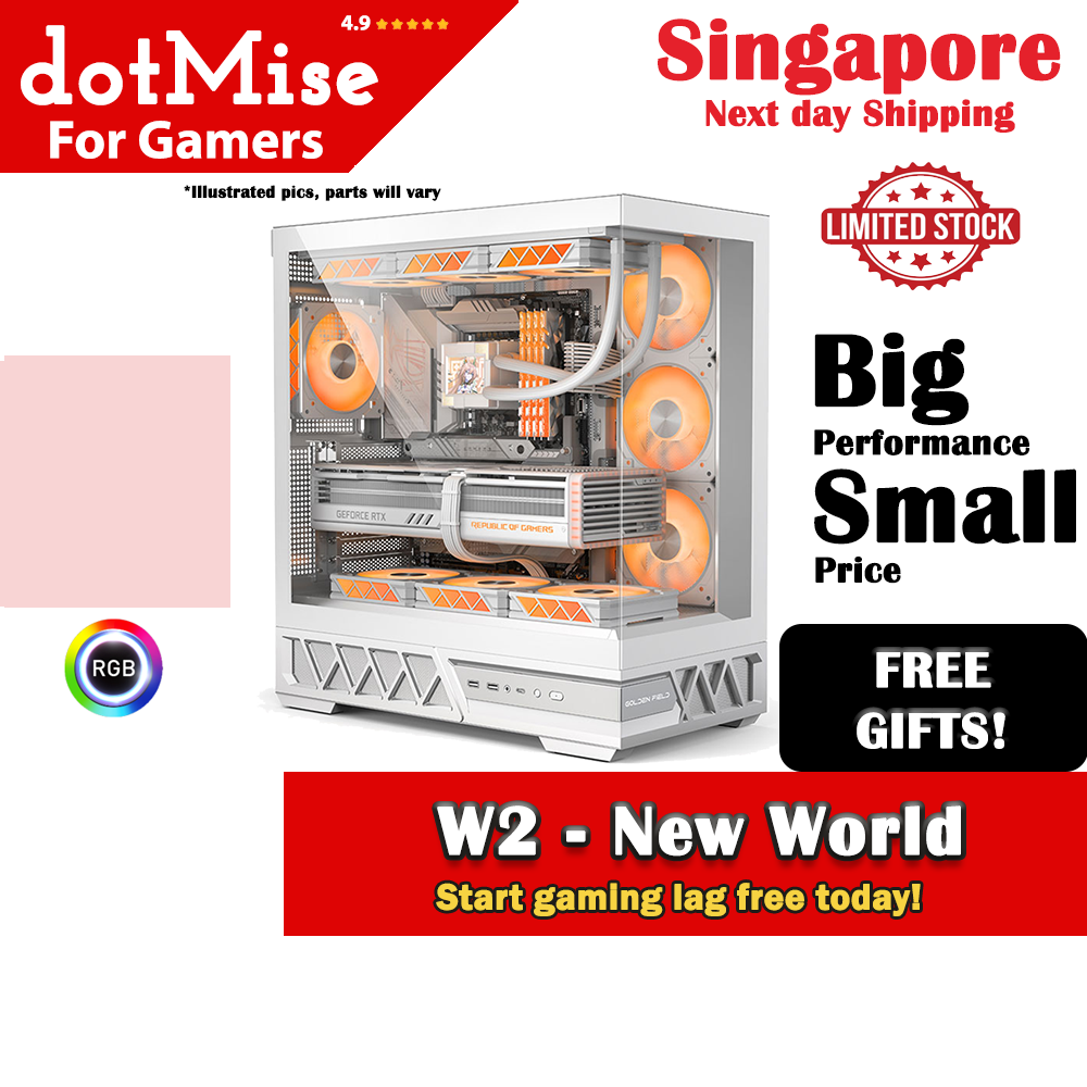 2026 Shiroi White Themed Gaming Desktop PC Computer I5 I7 Ryzen 5 Sg 11134208 81zwr