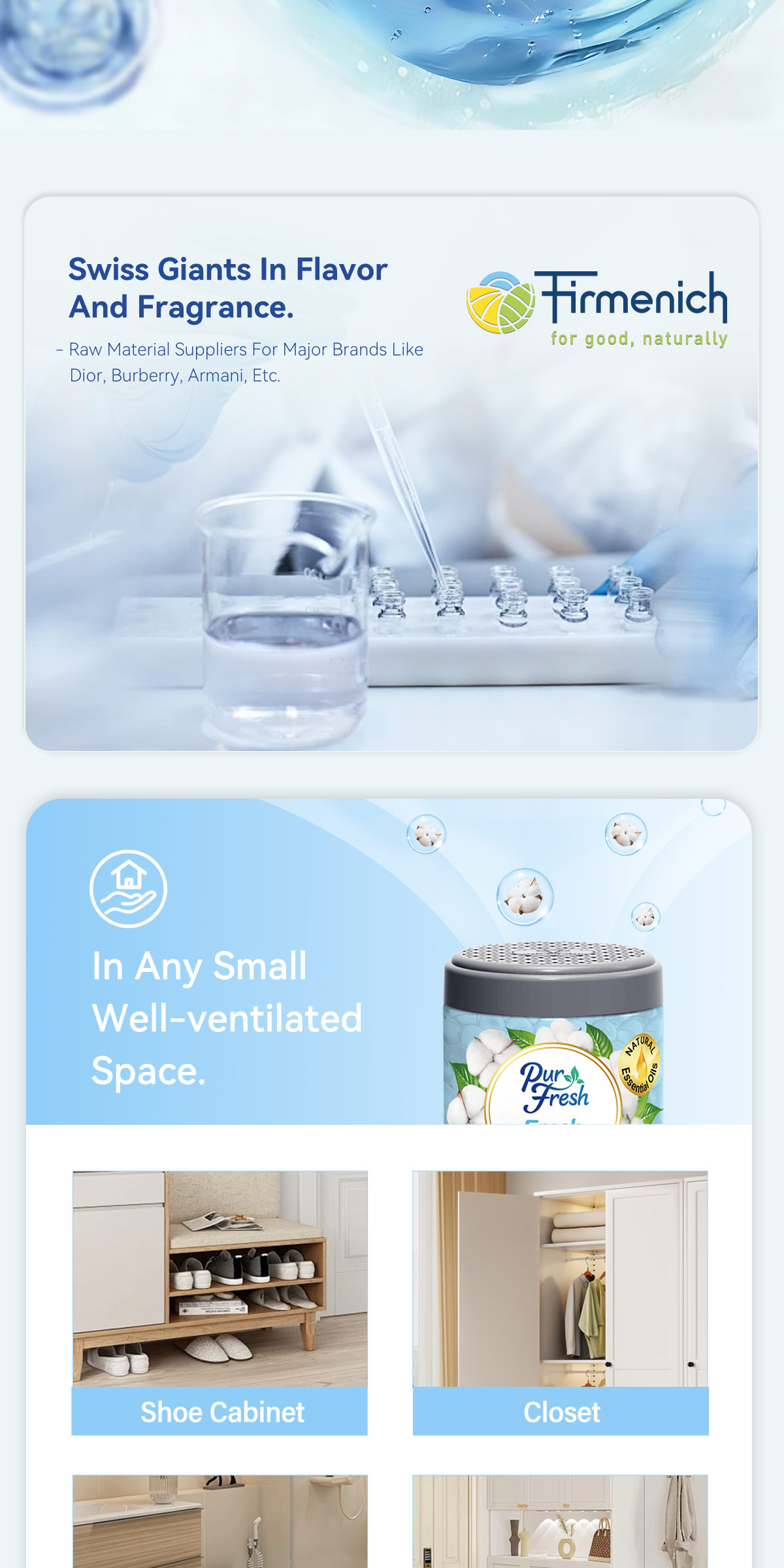 PurFresh 185g Scented Beads|Natural Essential Oil | Long-Lasting Solid ...