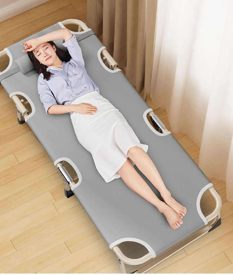 【SG STOCK】Folding Bed Single Office Simple Nap Tool Multi-Functional ...