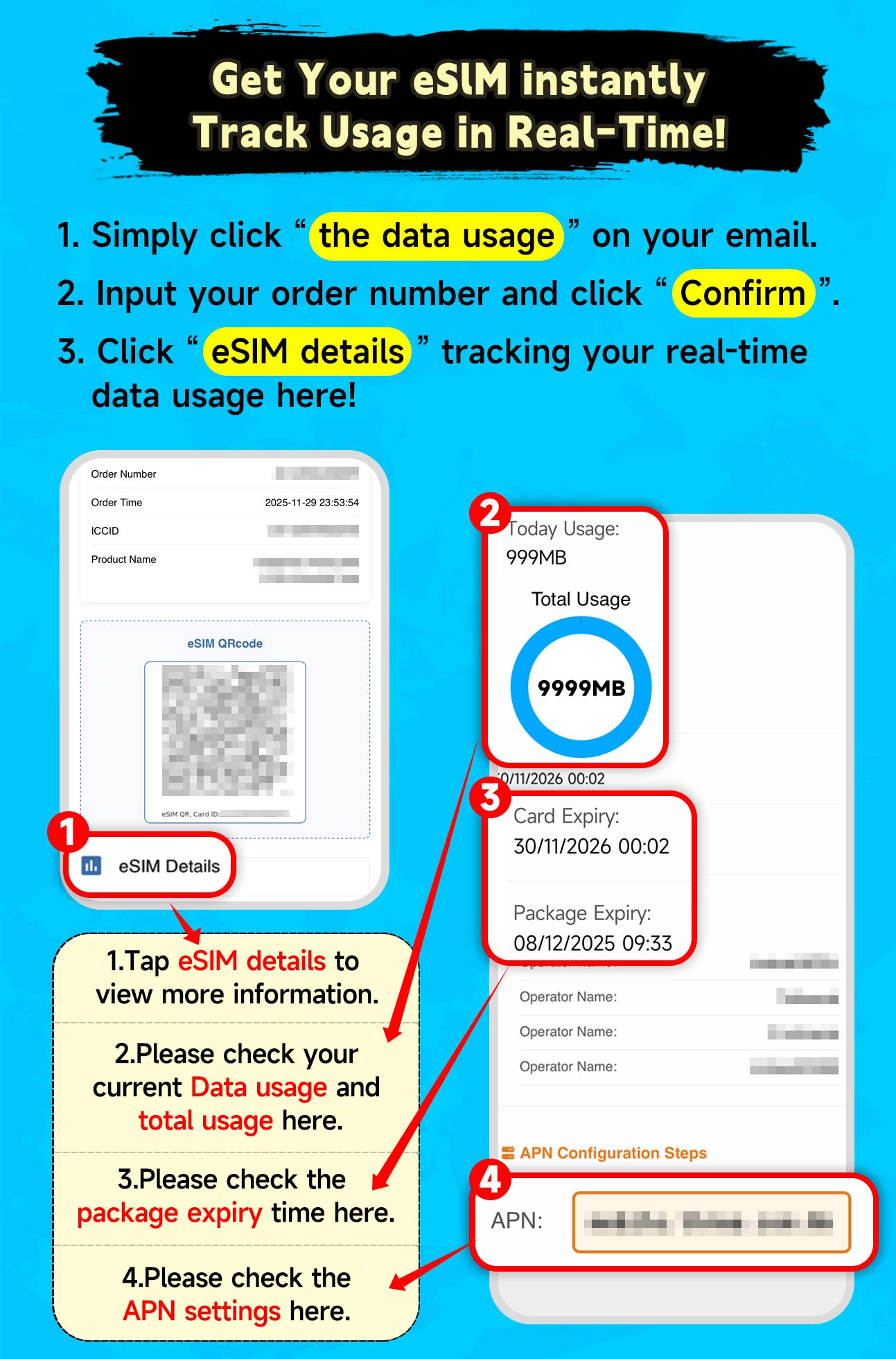 Wefly Indonesia eSIM 5G 1-30 Days 500MB-20GB Unlimited Data eSIM ...