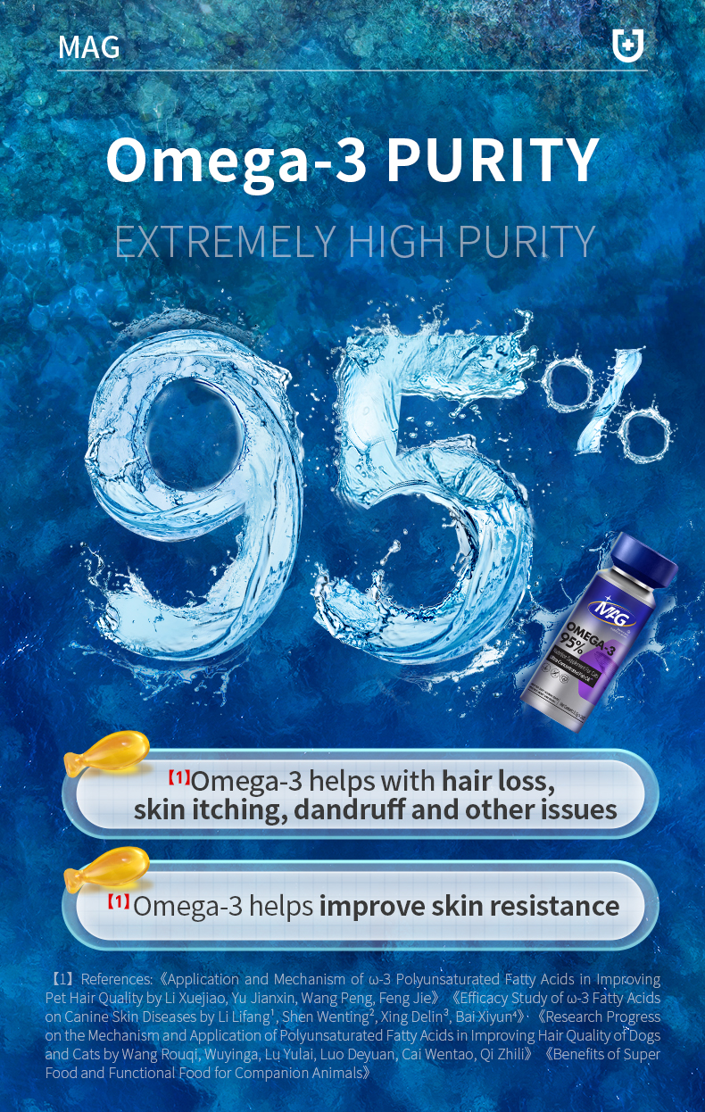 MAG IFOS Certified 98.3% Deep Ocean Fish Oil 500mg High Omega-3(DHA&EPA ...