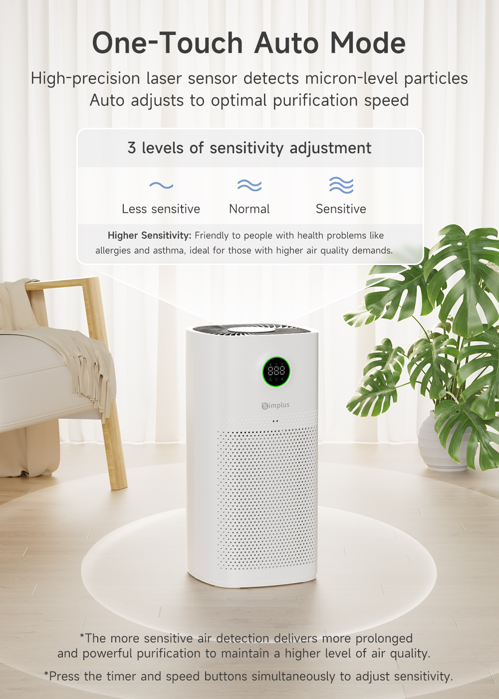 [New Launch] Simplus Air Purifier | H13 HEPA + Activated Carbon ...