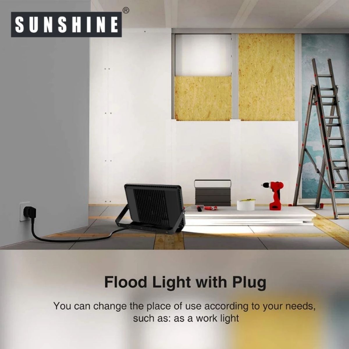 Sunshine LED LOPF Flood Light Waterproof Outdoor Lamp IP65 (20W/50W ...