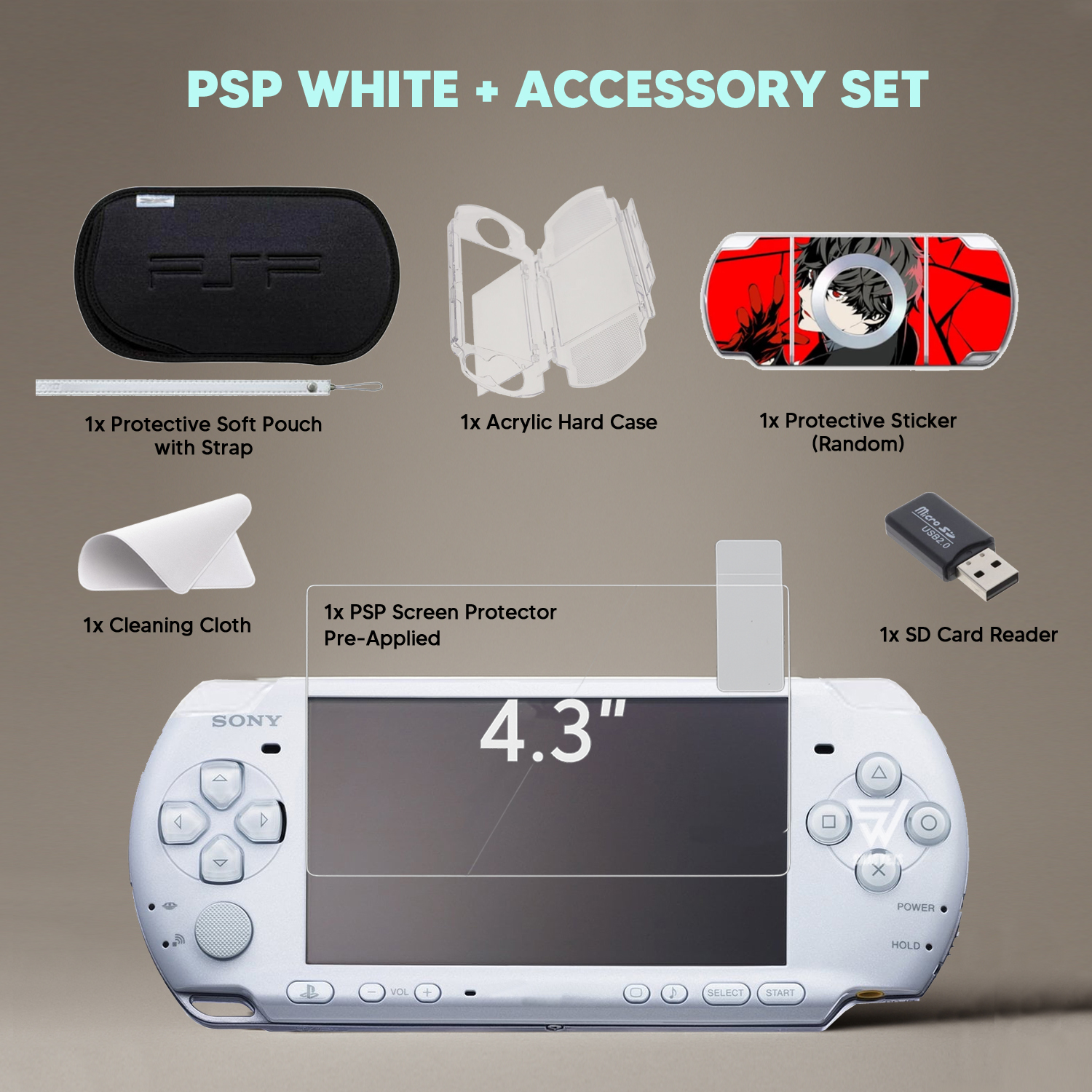 【SG】Sony PSP 3000 Brand New Handheld Console Playstation Portable PSP ...