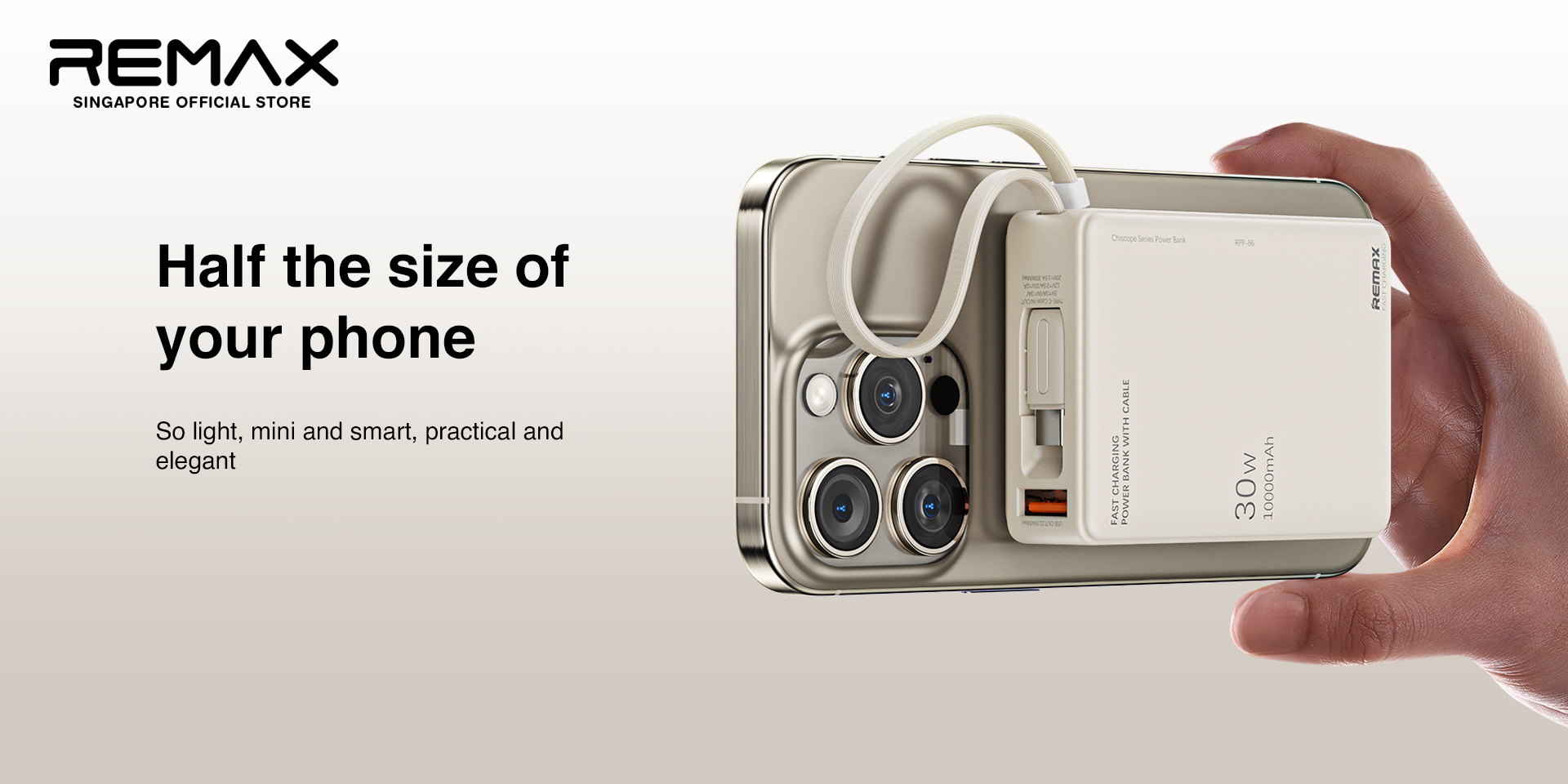 [CCC Certified] RPP-86/RPP-87 10000mAh/20000mAh 30W+22.5W/65W+22.5W ...