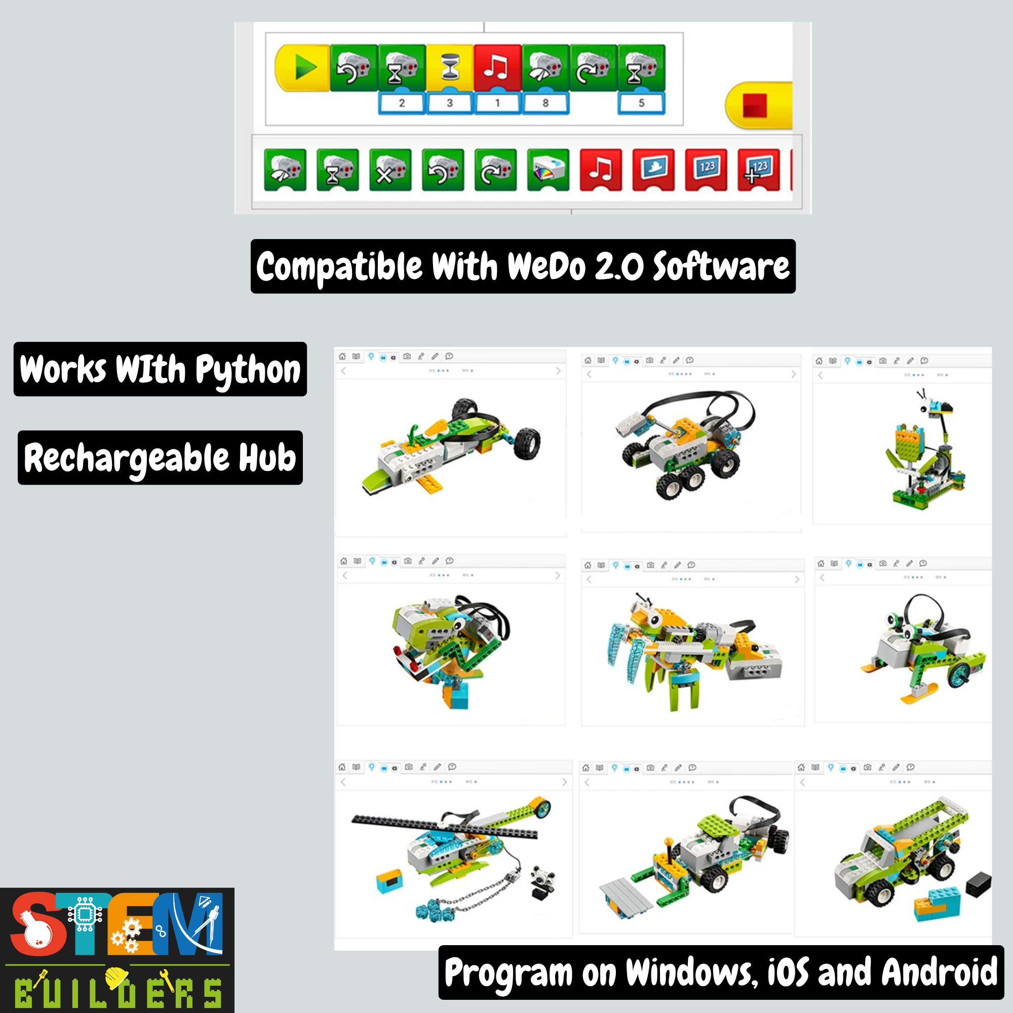 SG Seller| Lego WeDo 2.0 Compatible| Robotics | 90 Days Warranty ...