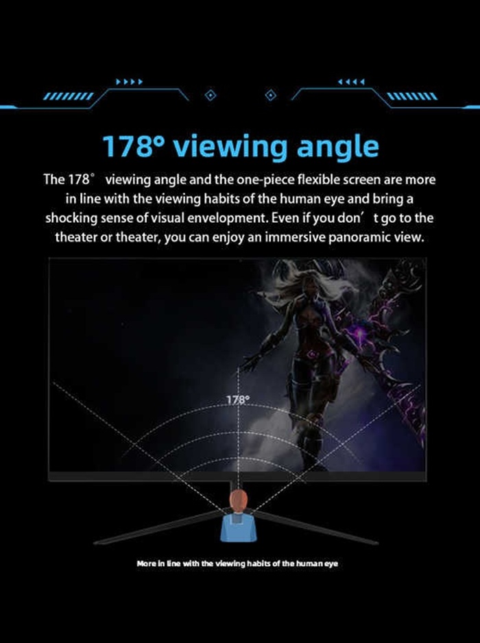 24 inch Monitor Full HD IPS LED 70Hz Display Screen | Shopee Singapore