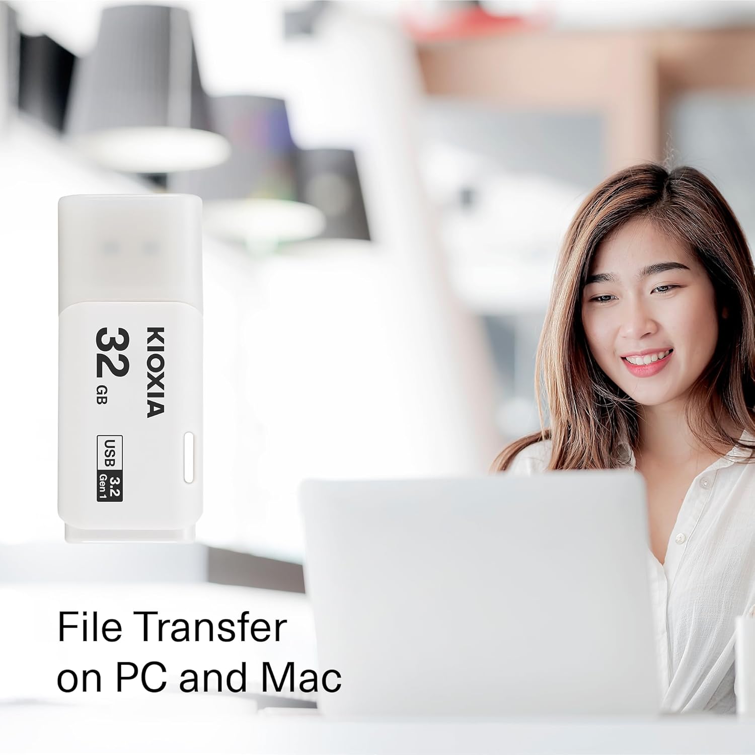 Kioxia Trans Memory U301 USB Flash Drive – 64GB/32GB, USB 3.2 Gen1 High ...