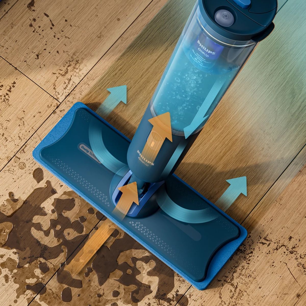 Philips OneUp 3000 Series Electric Mop XV3101/01 | Shopee Singapore