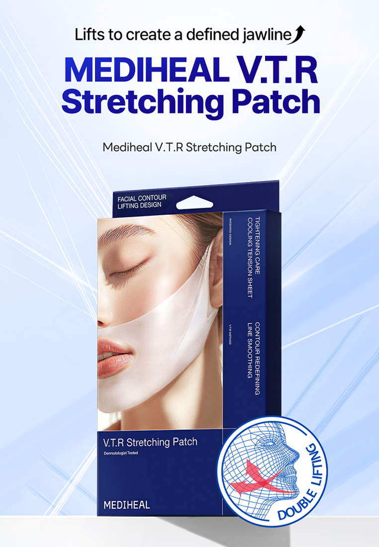 [MEDIHEAL] V.T.R Stretching Patch (4pcs)-VTR V-Line Lifting Stretching ...