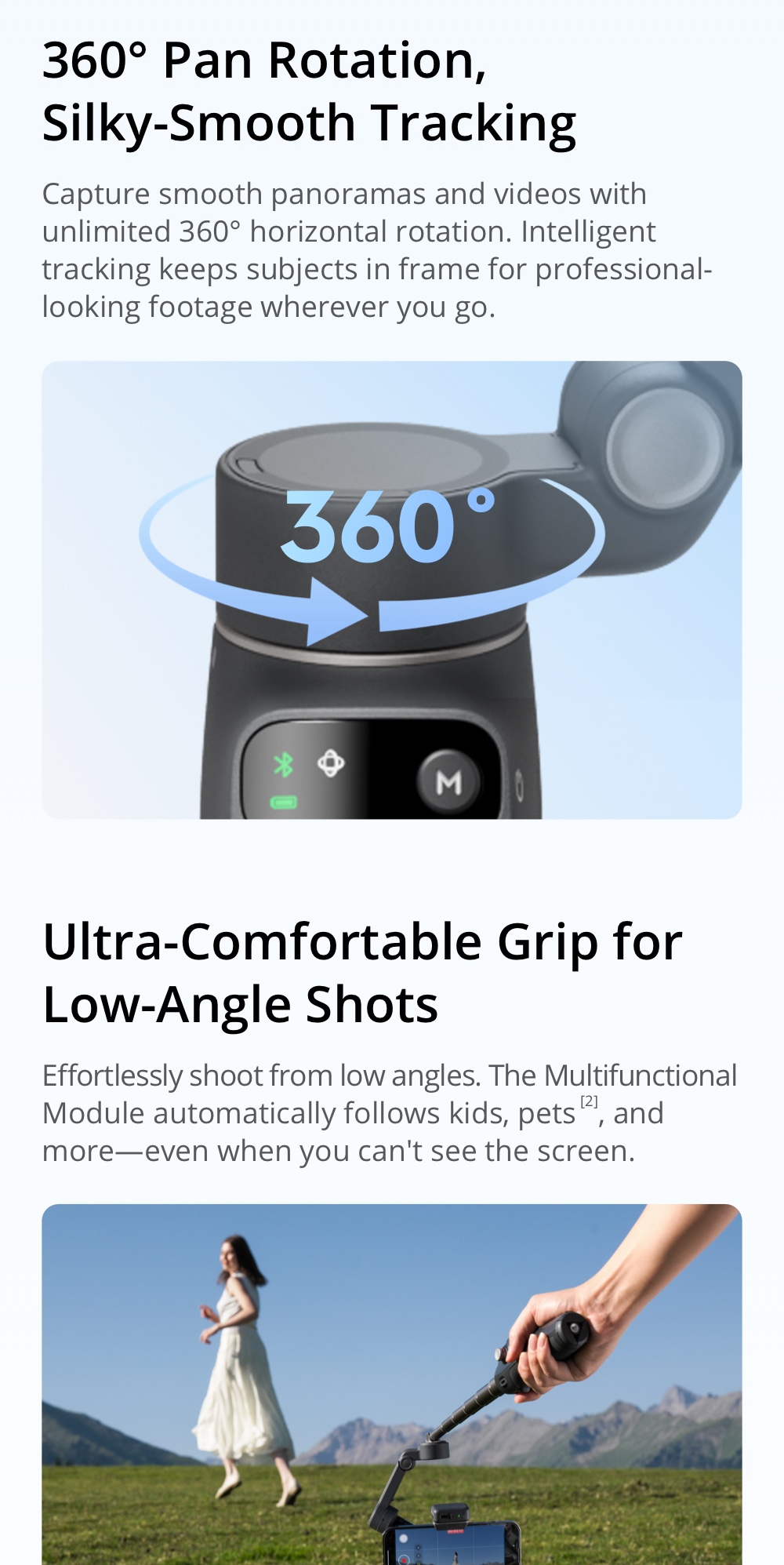 DJI Osmo Mobile 8 - Handheld Gimbal | 360° Pan Rotation | 10-Hour ...