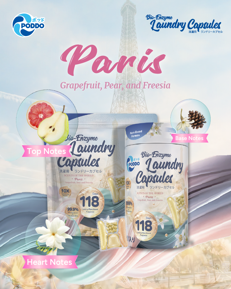 [NEW] PODDO Scents of the World Bio-Enzyme Laundry Capsules - Singapore ...