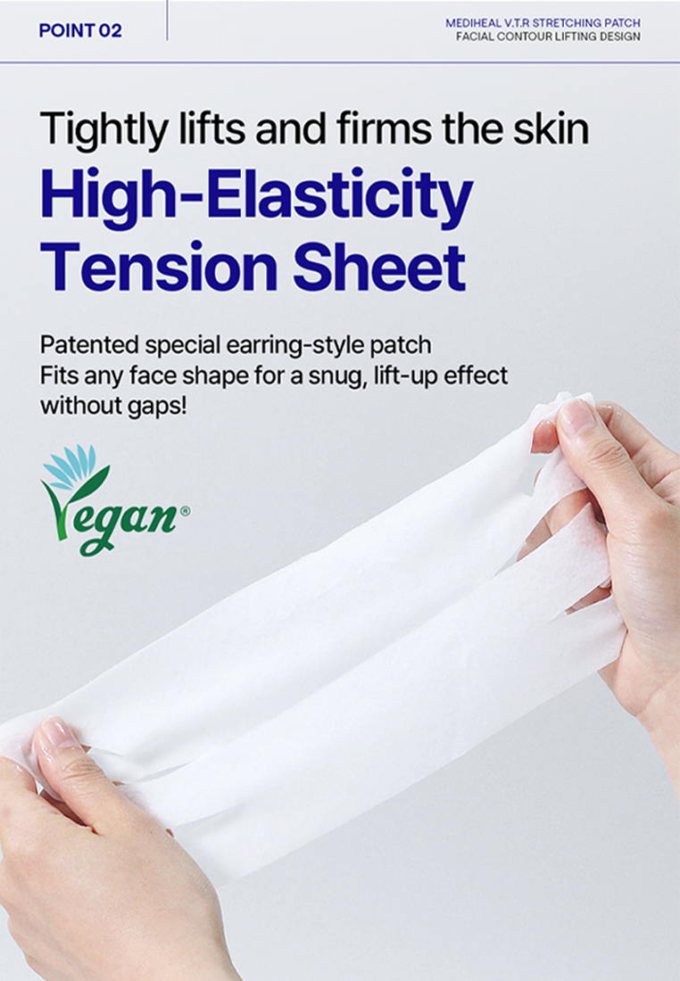 [MEDIHEAL] V.T.R Stretching Patch (4pcs)-VTR V-Line Lifting Stretching ...