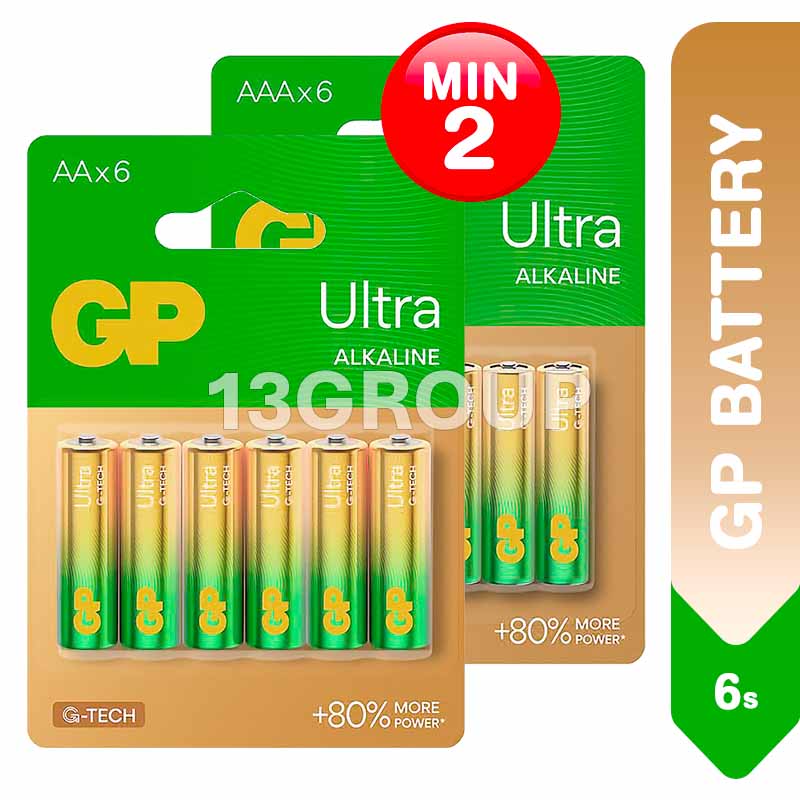 GP Ultra Alkaline Battery AA / AAA / Long-Lasting Power Everyday ...