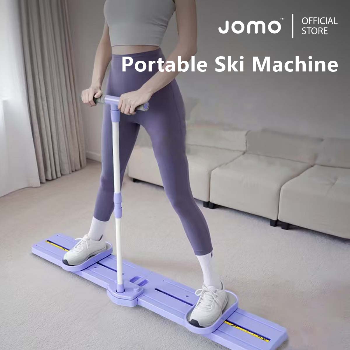 2026 Upgraded JOMO Premium Portable Ski Machine Pilates Board ...