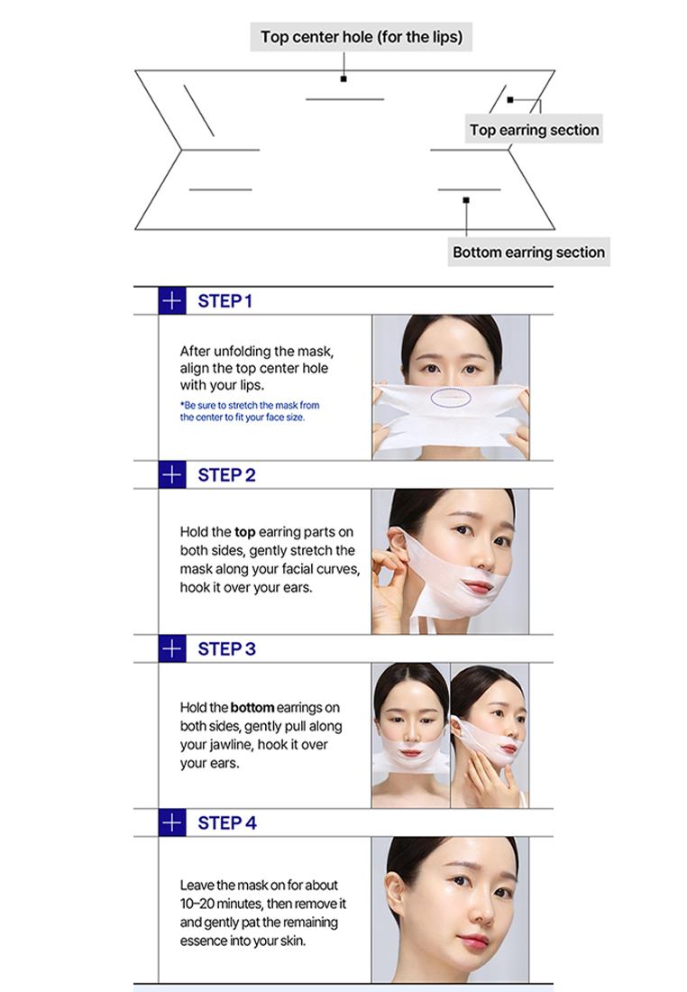 [MEDIHEAL] V.T.R Stretching Patch (4pcs)-VTR V-Line Lifting Stretching ...