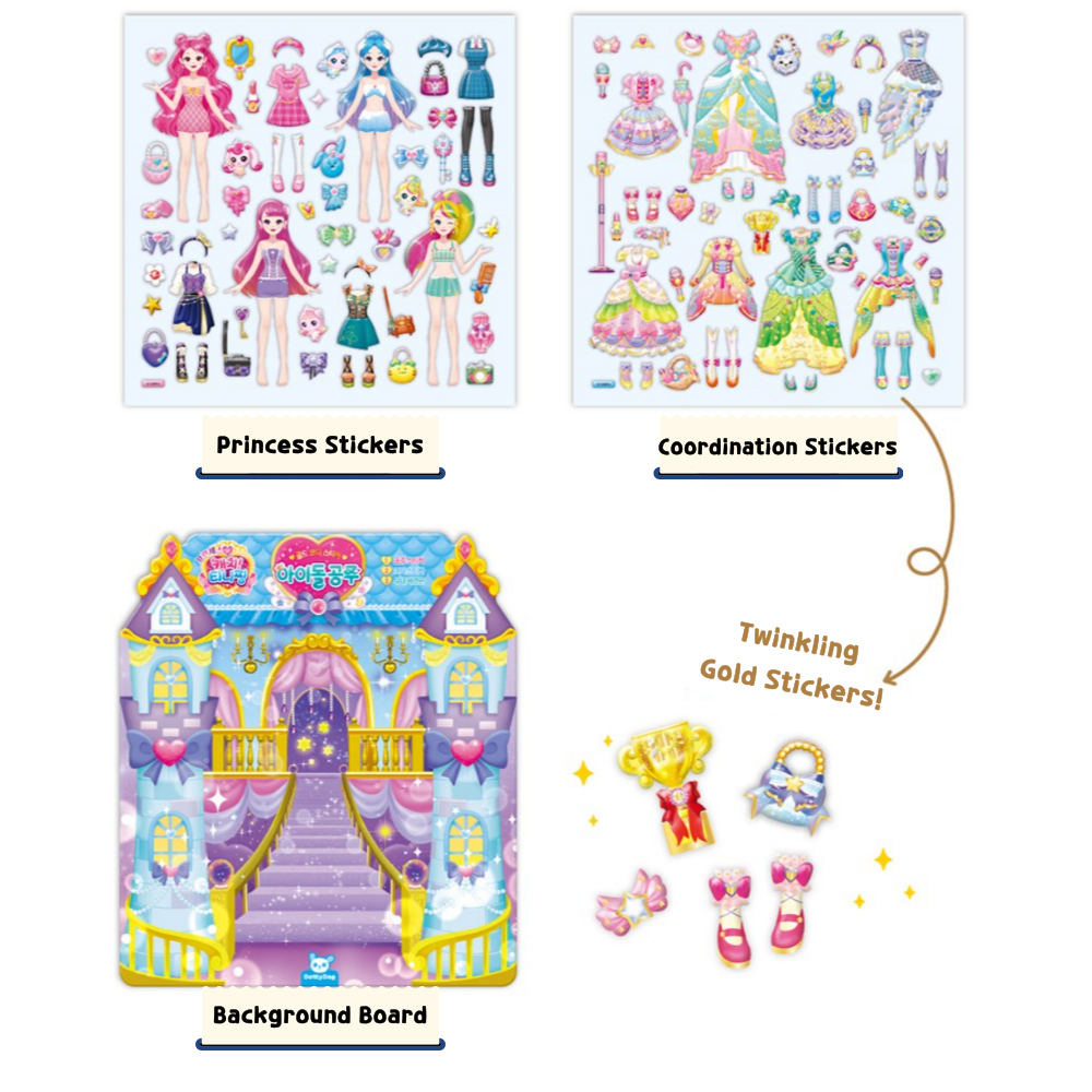 Season 6 Princess Catch Teenieping Sticker Teenieping Reusable Stickers ...