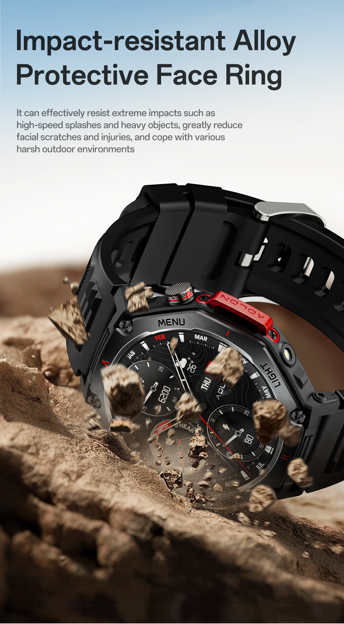 Aolon NEO GPS Smart Watch 1.43