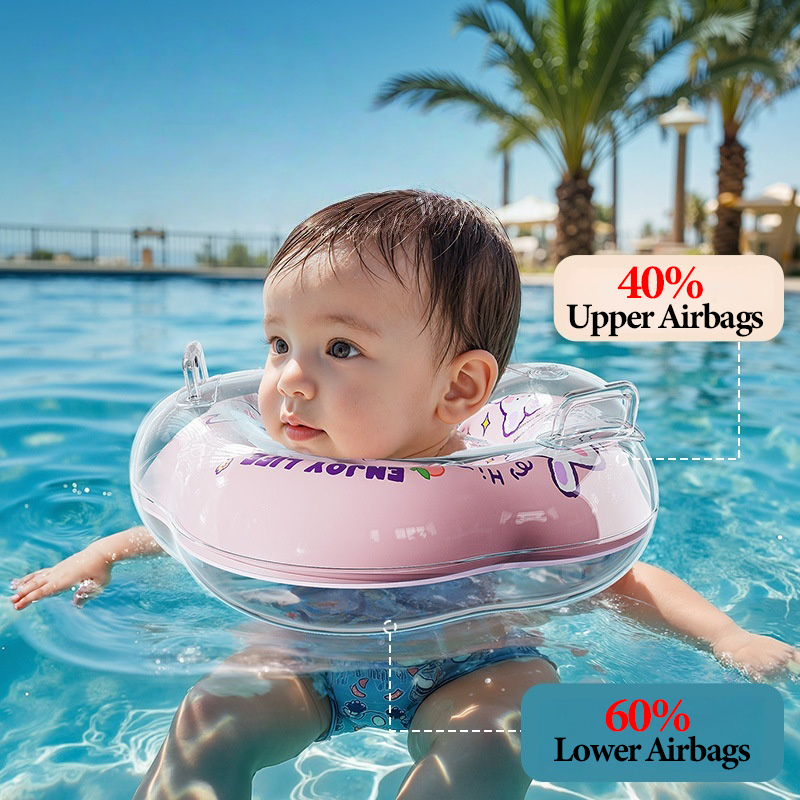【SG】Baby Inflatable Swimming Newborn Safety Swim Ring 0-12 Months ...